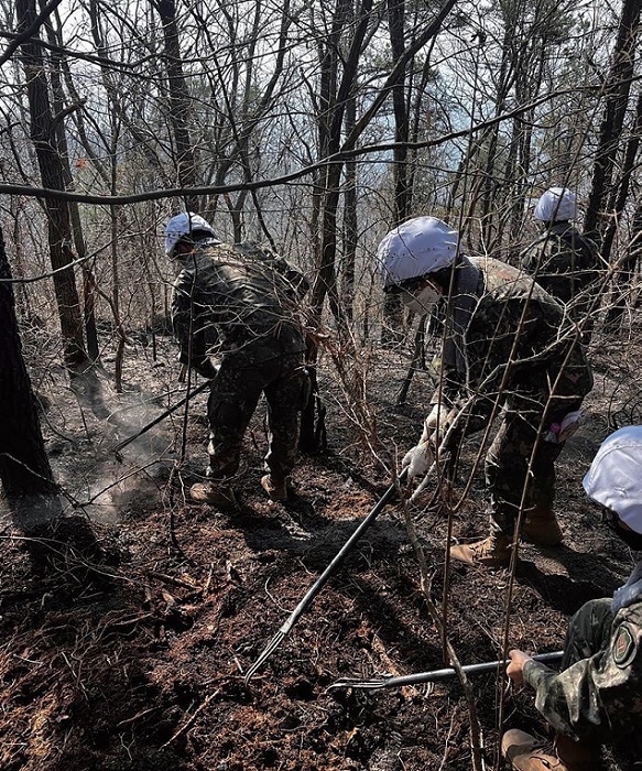 산불진화 군(軍) 지원 병력 안전관리 강화