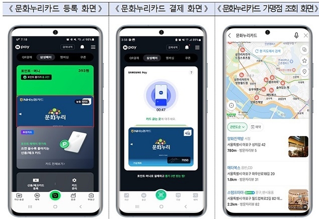 문화누리카드, 네이버페이에 등록하면 언제 어디서든 사용